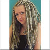 Magic Twist Locks: Foto DL-F41 "Lena". Die Frisur ist auf dem Foto 4 Wochen alt.